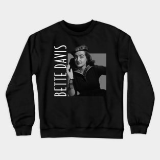 Bette Smoking (Black White) Crewneck Sweatshirt